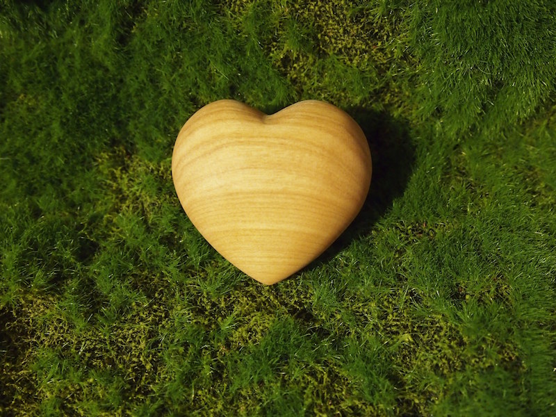 Cuore in legno ornamentale - Dolfi Home Bergamo